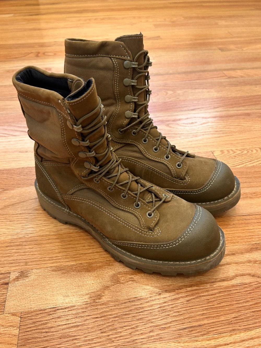Bates USMC Rugged RAT Hot Weather Beige Combat Boots 10R E29502A